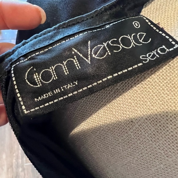 Vintage EUC Gianni Versace Black Dress - Picture 5 of 5